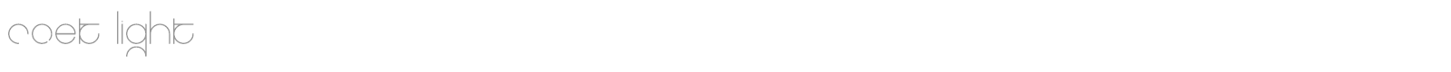 Coet font preview
